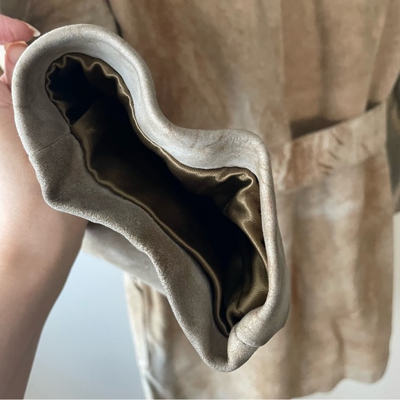 70s Vintage Robert Chernin Shearling Sheepskin Belted Coat Mens Size 42 - Picture 16 of 16